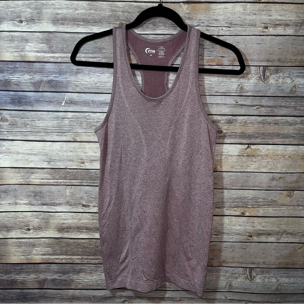Zyia active pink Copper Infused Activewear Tank Odor Blocking Anti Chafing XS E3